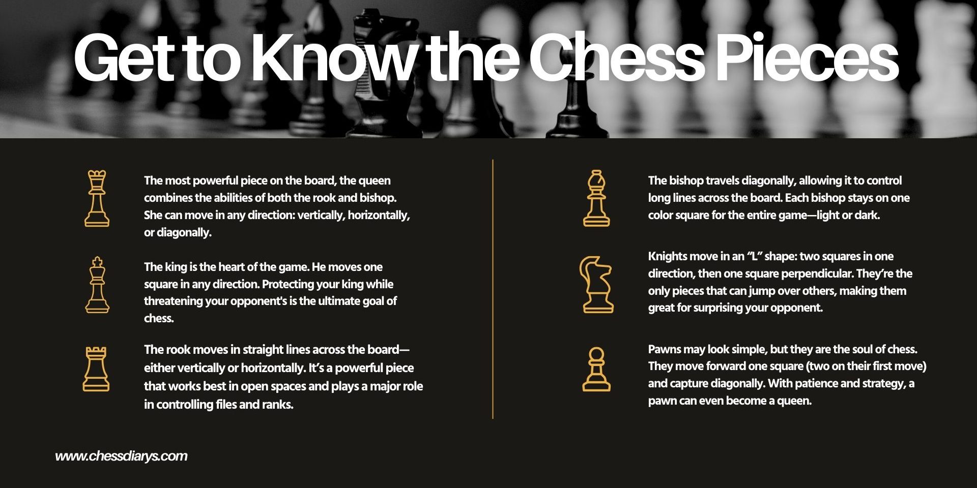 Get to Know the Chess Pieces Get to Know the Chess Pieces